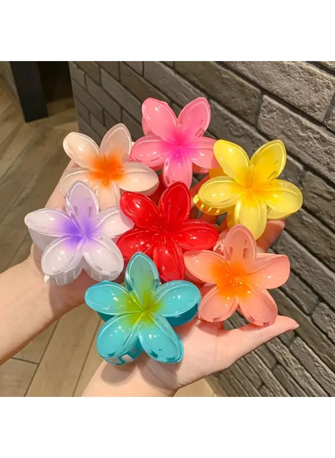 Ice Crystal Sense Floral Hair Clips 7pcs Set for Daily Wear and Parties - Image 5